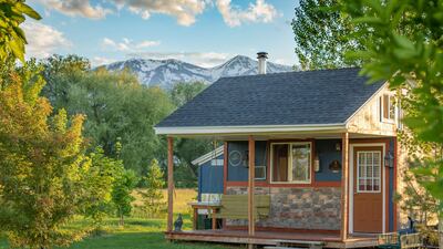 Grove Cottage is located on a farm in Utah. Courtesy Airbnb