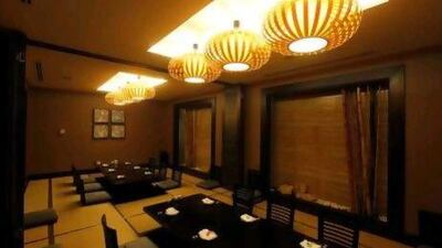One of Hanabi's private dining rooms in the Asiana Hotel. Jeffrey E Biteng / The National