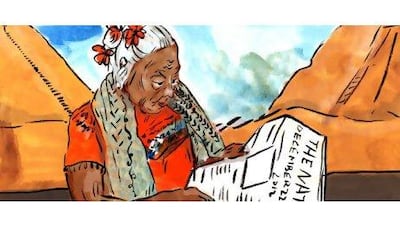 Illustration for Review section December 22, 2012 Credit: Sarah Lazarovic for The National