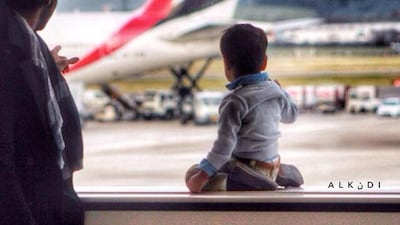 Abdelaziz Khalfan took first place in the UAE Aviation Art Competition for this image. Courtesy: General Civil Aviation Authority