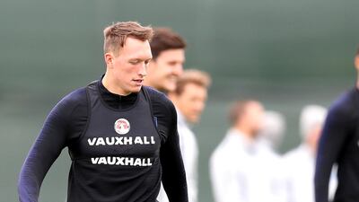 Phil Jones of England trains during the England training session at the Stadium Spartak Zelenogorsk on July 2, 2018 in Saint Petersburg, Russia. Alex Morton / Getty Images