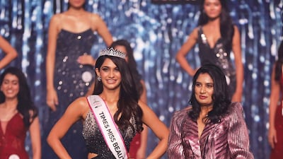 The Times Beauty With A Purpose title is awarded to Femina Miss India Andhra Pradesh 2022. Photo: @missindiaord / Instagram