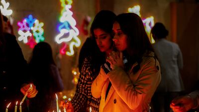 Christmas Eve at St George Chaldean Church in Baghdad. Reuters