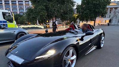Ferrari Monza. Photo: Metropolitan Police
