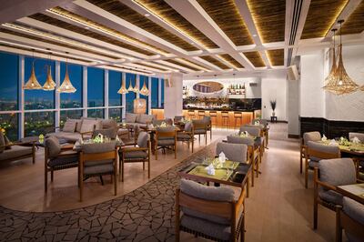 Mediterranean restaurant Paros opened on the 46th floor of Taj Jumeirah Lakes Towers. Courtesy of Paros.