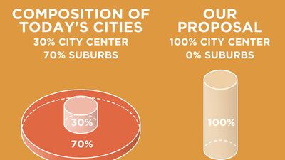 Luca Curci has designed The Link as a solution to overcrowded cities.