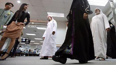Visitors from the Middle East arrive for their check-ups at a clinic in Thailand, for years a popular destination for medical tourists. Saeed Khan / AF