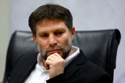 Israeli Finance Minister Bezalel Smotrich. Reuters