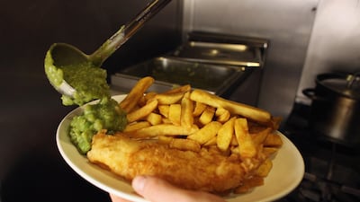 Homesick Brits and fish and chips fans can still get their fix in the UAE. Getty Images