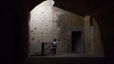 A girl visits the Fortaleza Ozama, in the Colonial Zone of Santo Domingo, Dominican Republic. Orlando Barria / EPA