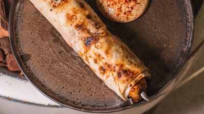 Adana kebab wraps, price to be determined, Bushra by Buddha-Bar