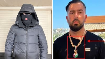 Left: Teenage criminal who was part of the Foxtrot network. Right: Rawa Majid. The National / Swedish Police