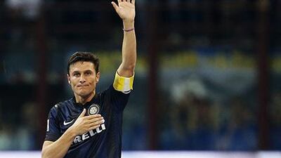 Javier Zanetti will take up the position of director at Inter Milan. Alessandro Garofalo / Reuters