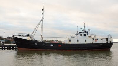 The trawler carrying the migrants was intercepted by UK Border Force vessels in the North Sea late on November 17 last year. PA