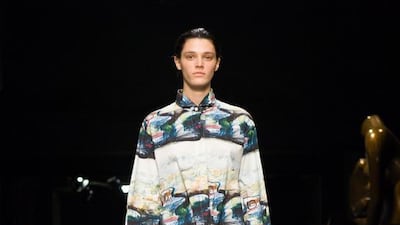 Look 39 from Burberry's February 2017 Collection. Courtesy of Josh Olins/Burberry