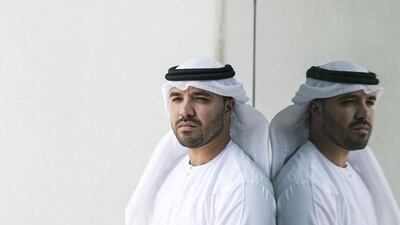 Khalid Al Ameri says of his wife Salama: ‘She saw the person I really was behind the emptiness I was going through. Slowly my love for fun, laughter and adventure came back.’ Mona Al Marzooqi / The National