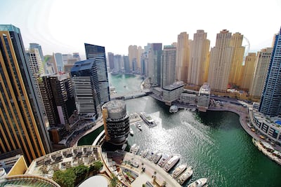Despite rent increases in some areas, many tenants find they can get a slice of skyscraper living in Dubai Marina for a relatively affordable price. Photo: HMS Homes