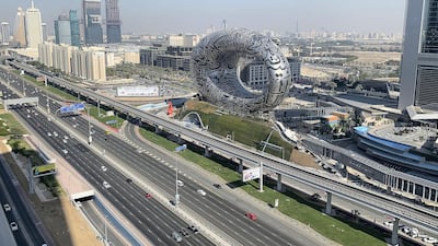 Police announced a significant fall in deaths on Dubai's roads in the final three months of 2020. Pawan Singh / The National