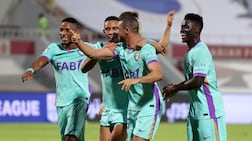 Al Ain won the UAE Pro League while remaining unbeaten. Chris Whiteoak / The National