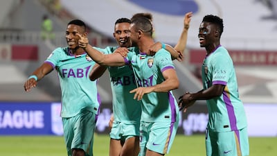Al Ain won the UAE Pro League while remaining unbeaten. Chris Whiteoak / The National