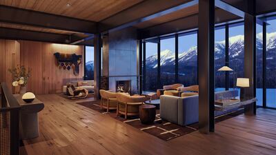 A rendering of the One&Only Moonlight Basin in Big Sky, Montana. All photos: One&Only