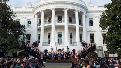 US President Donald Trump at the White House. Saul Loeb / AFP