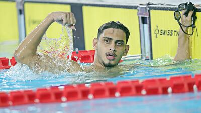 UAE swimmer and Olympian Yousuf Al Matrooshi. Photo: UAE Swimming Federation