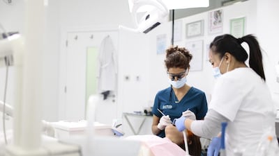 Dr Maysoon Abdelmajeed, clinical director of the Just White Dental Clinic practise. Courtesy JWDC