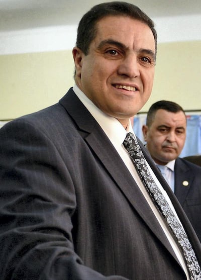 Algerian presidential candidate, Belaid Abdelaziz (left). EPA/STR