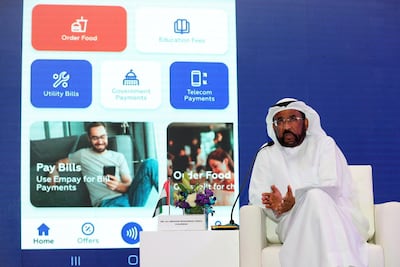 Ali Ibrahim, deputy director general of Dubai Economy, and chairman and managing director of Empay. Chris Whiteoak / The National