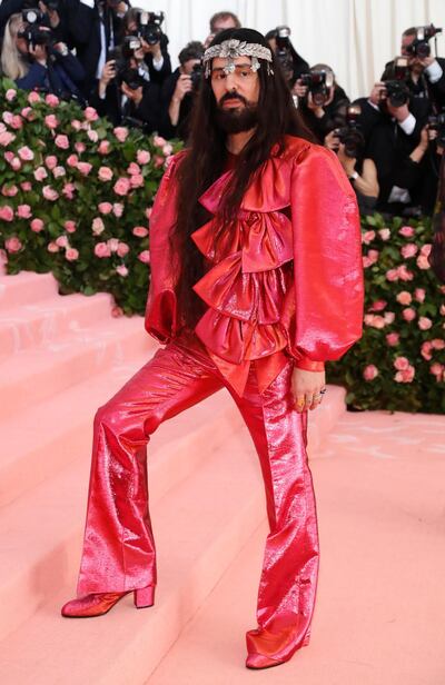 The Gucci creative director at the Met Gala 2019. Reuters