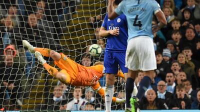 7. Vincent Kompany (Man City) v Leicester 06/05/2019. The strike that handed Man City the title. The best part of this strike is you can see the big Belgian centre-back's trepidation in pulling the trigger as Guardiola and his teammates pleading with him not to shoot, only for Kompany to throw all caution to the wind. AFP