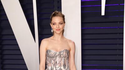 Amanda Seyfried arrives at the 2019 Vanity Fair Oscar Party. Reuters