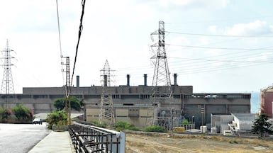 The Jiyeh thermal power plant. Lebanon is seeking to develop domestic gas to replace expensive and polluting fuel oil imports. EPA