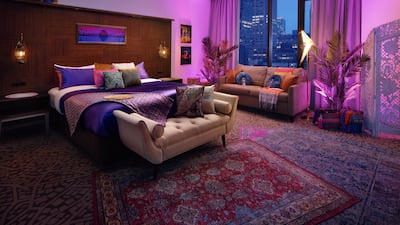 A cave of wonders awaits Disney fans at Hilton New York Times Square's Aladdin-themed suite. All photos: Hilton New York Times Square