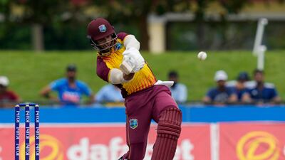 West Indies' Brandon King hit a match-winning fifty. AP