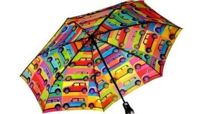 Mini Pop Umbrella, www.mini-me.com, Dh235.