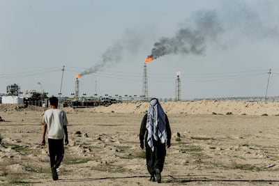 Farmland near the Zubair oilfield in Basra, Iraq. Reuters