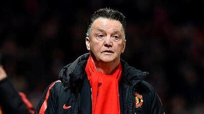 Manchester United manager Louis van Gaal arrives ahead of the FA Cup fourth round replay football match against Cambridge United at Old Trafford in Manchester, north west England, on February 3, 2015. AFP PHOTO / PAUL ELLIS