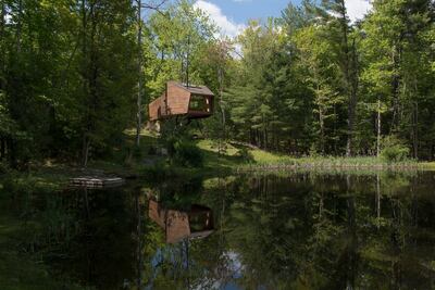 This upstate New York treehouse makes for perfect Instagram travel fodder. Courtesy Airbnb