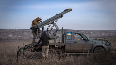 Europe is under pressure to keep financing Ukraine's war effort against the Russian military. AP