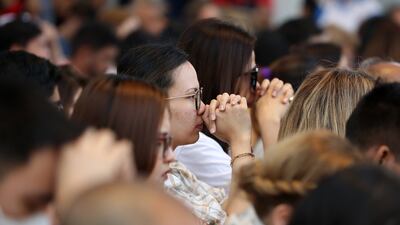Abu Dhabi's Abrahamic Family House serves as a symbol of how people of all faiths can be unified. Pawan Singh / The National