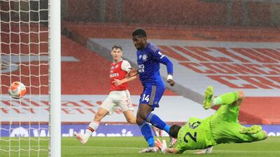 Kelechi Iheanacho - 7: Had what looked a legitimate goal chalked off and tested Martinez with a volley before making way for Barnes on the hour. Reuters