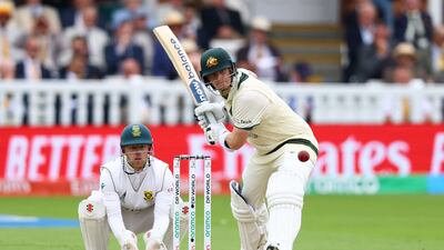 Australia's Steve Smith scored a fine fifty. Reuters