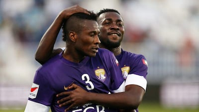 Asamoah Gyan was the top-scorer in the 2014 Asian Champions Leauge, scoring 12 goals. Mostafa Reda / Al Ittihad