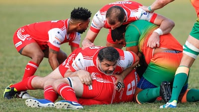 Dubai Tigers set up another play.