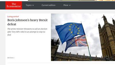 The Economist: Boris Johnson's heavy Brexit defeat