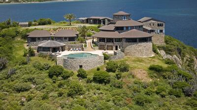 The main house on Buck Island is designed to create a village effect with separate buildings, open to the ocean from all sides. Courtesy: www.vladi-private-islands.de