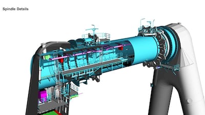 Meraas, a Dubai-based holding company, has announced the completion of a significant milestone in the construction of its observation wheel to be located on Bluewaters Island. Courtesy Meraas