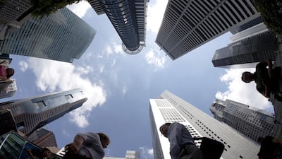 Singapore's bad data comes ahead of China trade figures and quarterly GDP numbers that are likely to show a clear weakening in the economy. REUTERS